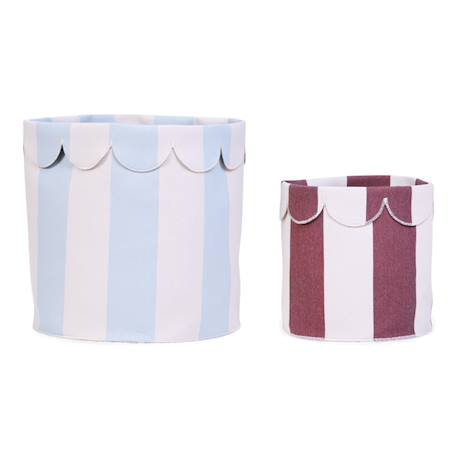 Panier de rangement intérieur pour enfants 35x35cm Bleu clair ancien 4 - vertbaudet enfant 