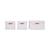 Lot de 3 paniers de rangement suspendus Teddy blanc cassé 1 - vertbaudet enfant 