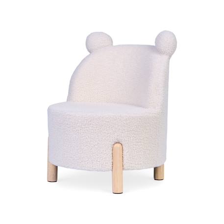 Chaise pour enfants teddy Teddy blanc cassé 3 - vertbaudet enfant 