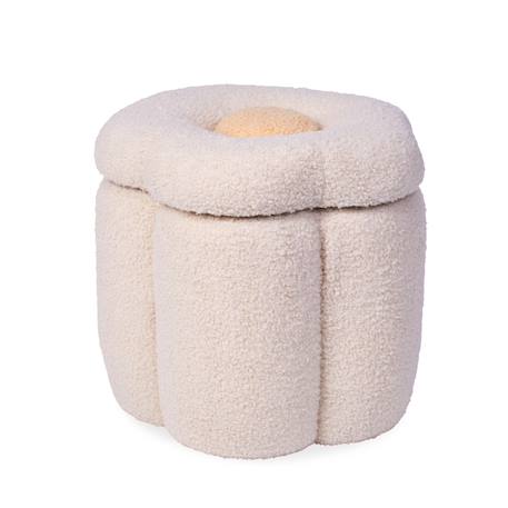 Pouf + coffre à jouets fleur Fleurs 1 - vertbaudet enfant 
