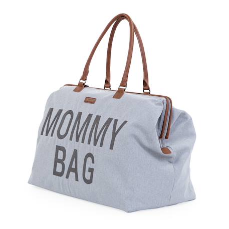 Sac à langer mommy bag Gris toile+Kaki+Marron doux+Textile raphia 3 - vertbaudet enfant 