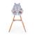Coussin chaise haute déperlant Gris 3 - vertbaudet enfant 