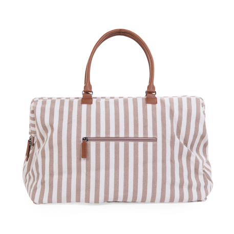 Sac à langer mommy bag Gris toile+Kaki+Marron doux+Rayures nude+Textile raphia 21 - vertbaudet enfant 