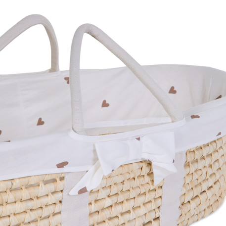 Couffin + habillage jersey Cœurs+Gris 4 - vertbaudet enfant 