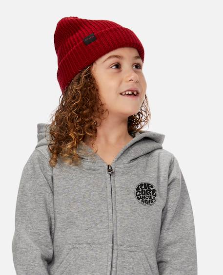 Sweat à capuche zippé wetsuit icon Grey marle 3 - vertbaudet enfant 