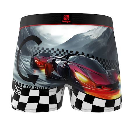 Lot de 3 boxers junior collection racers Jaune/orange/rouge/bleu 6 - vertbaudet enfant 
