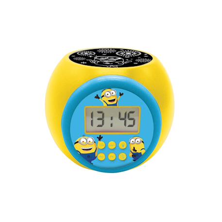 Réveil projecteur enfant Minions, fonction minuteur alarme, veilleuse avec minuterie MULTICOLORE 6 - vertbaudet enfant 