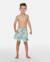 Short de bain boardshort volley ride the wave  enfant Faded denim+Light aqua 7 - vertbaudet enfant 