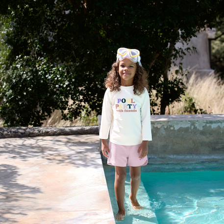 T-shirt anti-uv manches longues (5-6 ans) Blanc+Jaune 6 - vertbaudet enfant 