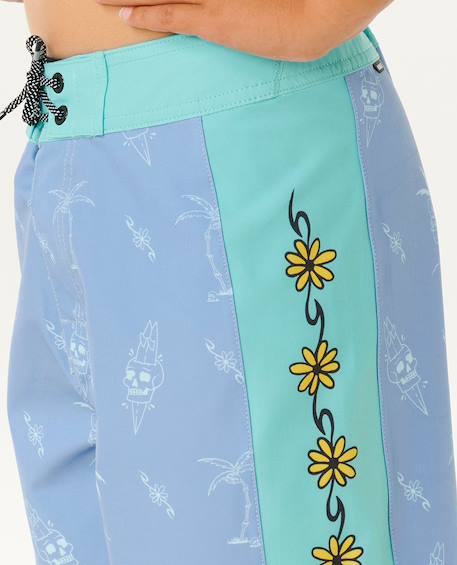 Short de bain boardshort eternal shred mirage enfant Faded denim 5 - vertbaudet enfant 