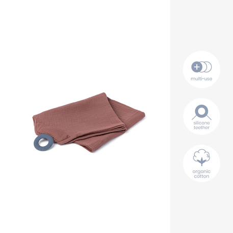 Cape d'allaitement mom'n play tetra Bleu+Brique+Rose 8 - vertbaudet enfant 