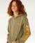 Sweat à capuche eternal shred art garçon Surplus green 5 - vertbaudet enfant 