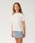T-shirt décontracté surf puff fille Bone/blue+Bright lilac 2 - vertbaudet enfant 