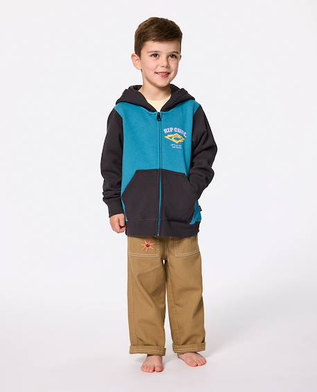 Sweat zippé wave dayz enfant Storm blue 3 - vertbaudet enfant 