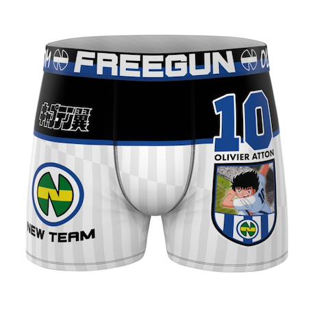 Lot de 3 boxers enfant Olive et tom Bleu marine/noir/blanc/rouge 4 - vertbaudet enfant 