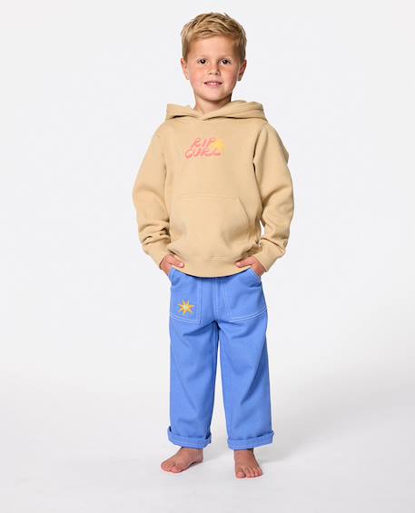 Sweat à capuche artist of the search - ty williams enfant Khaki sand 3 - vertbaudet enfant 