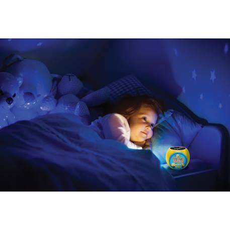 Réveil projecteur enfant Minions, fonction minuteur alarme, veilleuse avec minuterie MULTICOLORE 2 - vertbaudet enfant 