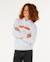 Sweat à capuche eternal shred logo garçon Light grey heather 2 - vertbaudet enfant 