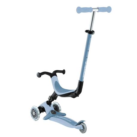 Trottinette enfant évolutive dès 15 mois jusqu'à 6 ans Bleu pastel+Rose berry 4 - vertbaudet enfant 