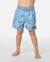 Short de bain boardshort volley ride the wave  enfant Faded denim+Light aqua 1 - vertbaudet enfant 