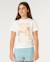 T-shirt half moon bay relaxed fille Bone 1 - vertbaudet enfant 