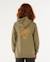Sweat à capuche eternal shred art garçon Surplus green 2 - vertbaudet enfant 