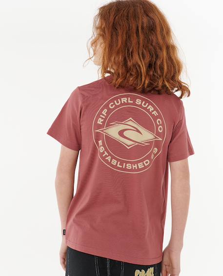 T-shirt à manches courtes stapler enfant Aloe+Apple butter 10 - vertbaudet enfant 