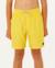Short de bain boardshort volley daily   enfant Aqua+Black+Blazing yellow 13 - vertbaudet enfant 