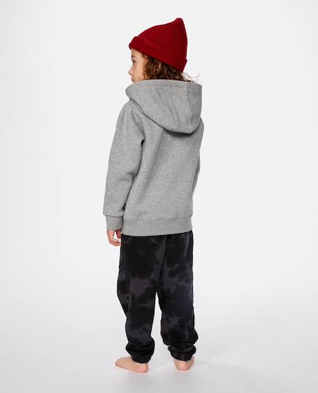 Sweat à capuche zippé wetsuit icon Grey marle 2 - vertbaudet enfant 