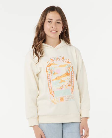 Sweat à capuche sunset skies fille  - vertbaudet enfant