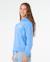 Sweat à capuche staple varsity fille Cornflower blue+Light grey marle 2 - vertbaudet enfant 