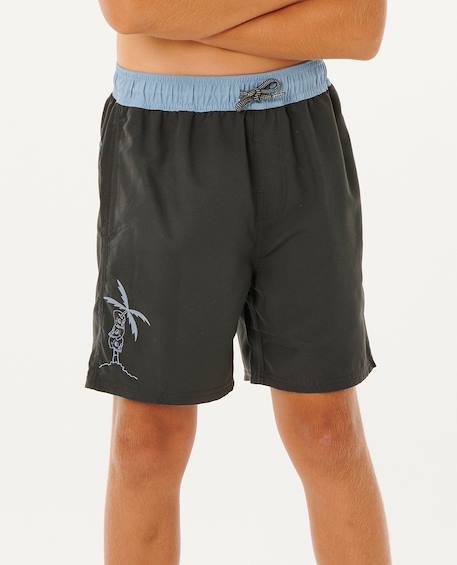 Garçon-Short de bain boardshort volley eternal shred block enfant