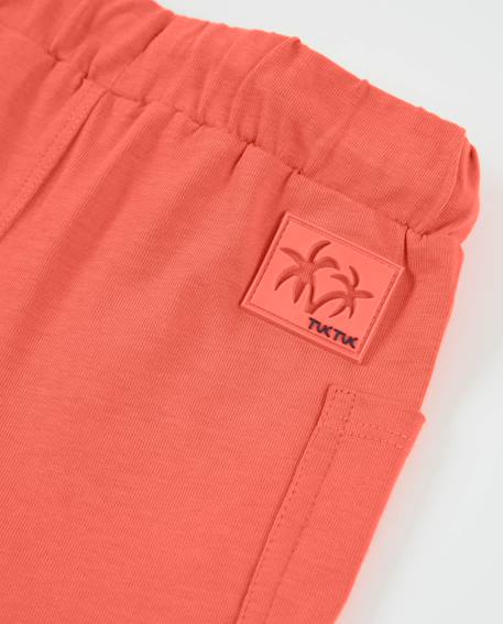 Bermuda pour garçon en maille avec taille élastique Rose 4 - vertbaudet enfant 
