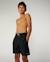 Short de bain boardshort volley daily   enfant Aqua+Black+Blazing yellow 12 - vertbaudet enfant 