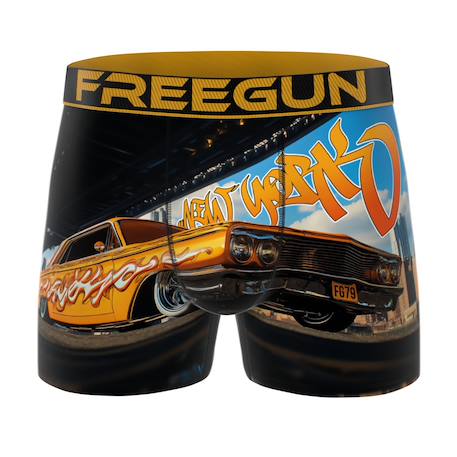 Lot de 3 boxers junior collection racers Jaune/orange/rouge/bleu 5 - vertbaudet enfant 