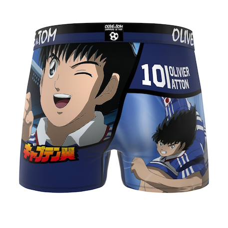 Lot de 3 boxers enfant Olive et tom Bleu marine/noir/blanc/rouge 6 - vertbaudet enfant 