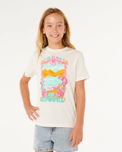 T-shirt à manches courtes sunshine squad band   fille  - vertbaudet enfant