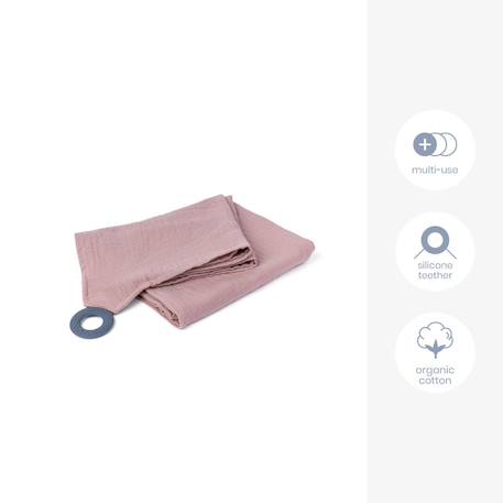 Cape d'allaitement mom'n play tetra Bleu+Brique+Rose 14 - vertbaudet enfant 