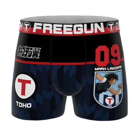 Lot de 3 boxers enfant Olive et tom Bleu marine/noir/blanc/rouge 5 - vertbaudet enfant 