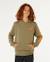 Sweat à capuche eternal shred art garçon Surplus green 1 - vertbaudet enfant 