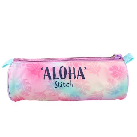 Trousse ronde stitch wild energy - 20 cm Multicolore 2 - vertbaudet enfant 