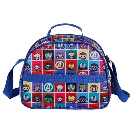 Sac gouter captain america punch 3d 25 cm - sac déjeuner Multicolore 2 - vertbaudet enfant 