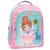 Sac à dos scolaire fille avec 2 compartiments little princess 43 cm Blanc / rose / bleu 1 - vertbaudet enfant 