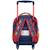 Sac à dos garçon avec roulettes pour la maternelle lion beep 31 cm Bleu / orange 2 - vertbaudet enfant 
