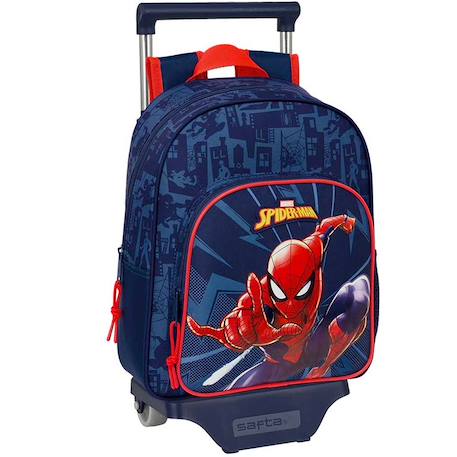 Garçon-Accessoires-Cartable, trousse-Sac à dos à roulettes maternelle spiderman web 28 cm trolley haut de gamme