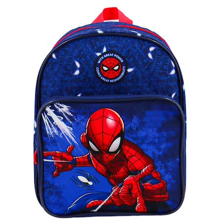 Sac à dos maternelle garçon eva spider-man spiderman Bleu marine 3 - vertbaudet enfant 