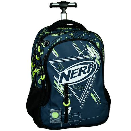 Sac à dos à roulettes - nerf xray 48 cm - cartable robuste Multicolore 1 - vertbaudet enfant 