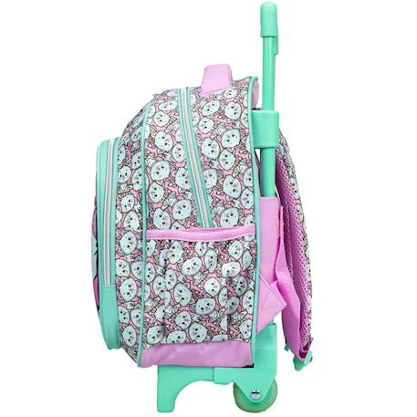 Sac à dos à roulettes enfant fille - artistochat paris - marie Multicolore 3 - vertbaudet enfant 