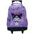 Sac à roulettes fille kuromi – 43 x 33 x 20 cm, 29 l Noir / rose / foncé / gris 2 - vertbaudet enfant 