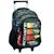 Sac à dos à roulettes scolaire garçon hot wheels activate 46 cm Noir / bleu 1 - vertbaudet enfant 